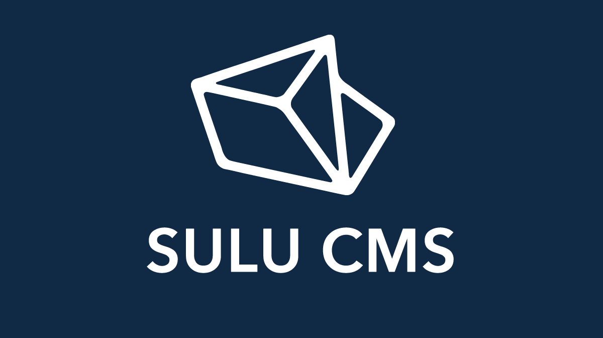 Sulu CMS : Enterprise Content Management Built on Symfony