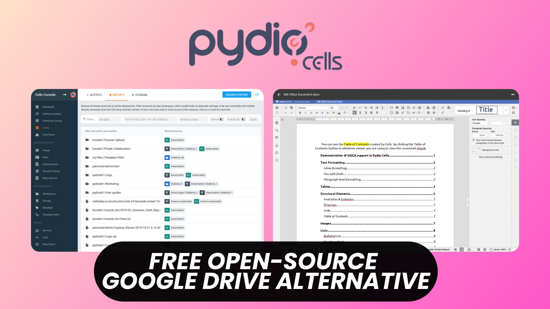 Pydio Cells: The Unified Platform for Document Management and Collaboration